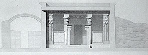 Hathor Tempel Rekonstruktion
